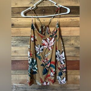 A New Day Women's Floral Spaghetti Strap Top